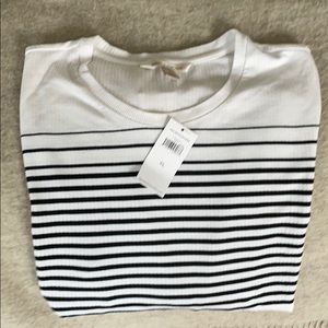 Banana Republic Shirt Black and White